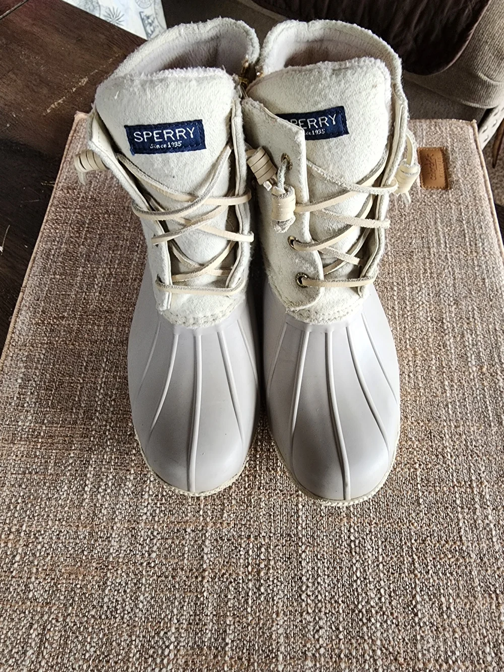 Sperry Women's White Duck Boots